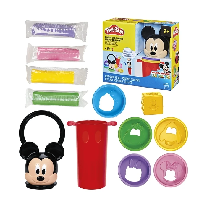Hasbro Play Doh Disney Jr Mickey Mouse Clubhouse Happy Stackable