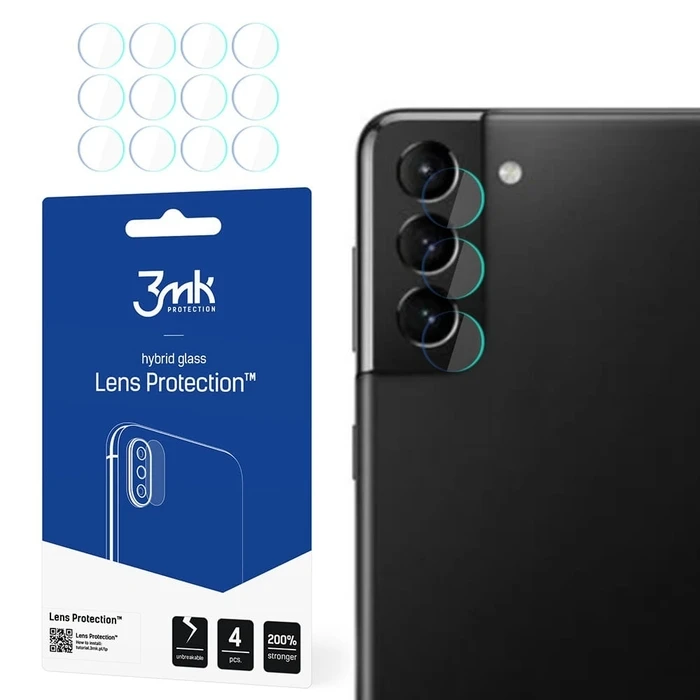 3MK Lens Protection Samsung Galaxy S21 [4 PACK]