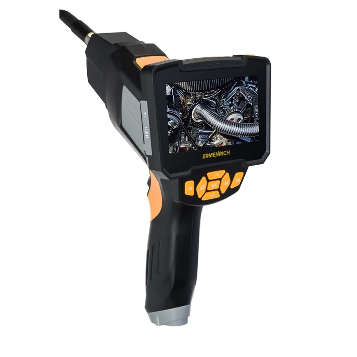 Ermenrich VE40 Endoscopic Inspection Camera with 4.3-inch LCD and 1 m Cable