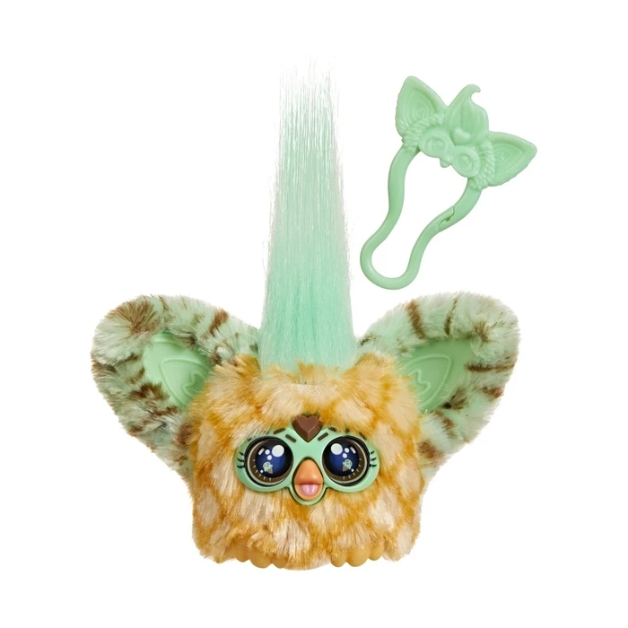 Hasbro Furby Plush Cream Theme Green with Sound 13 cm (G3369)