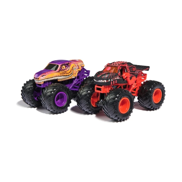 Monster Jam Spin Master ThunderROARus vs Velociraptor 2 Pack Vehicle