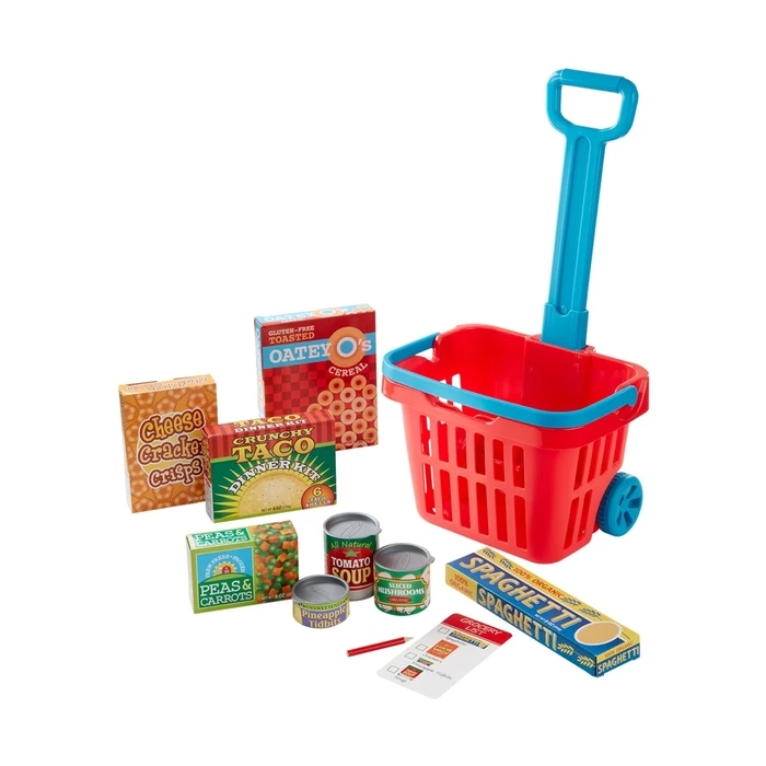 Melissa & Doug Play Market - Wooden Grocery Store Playset