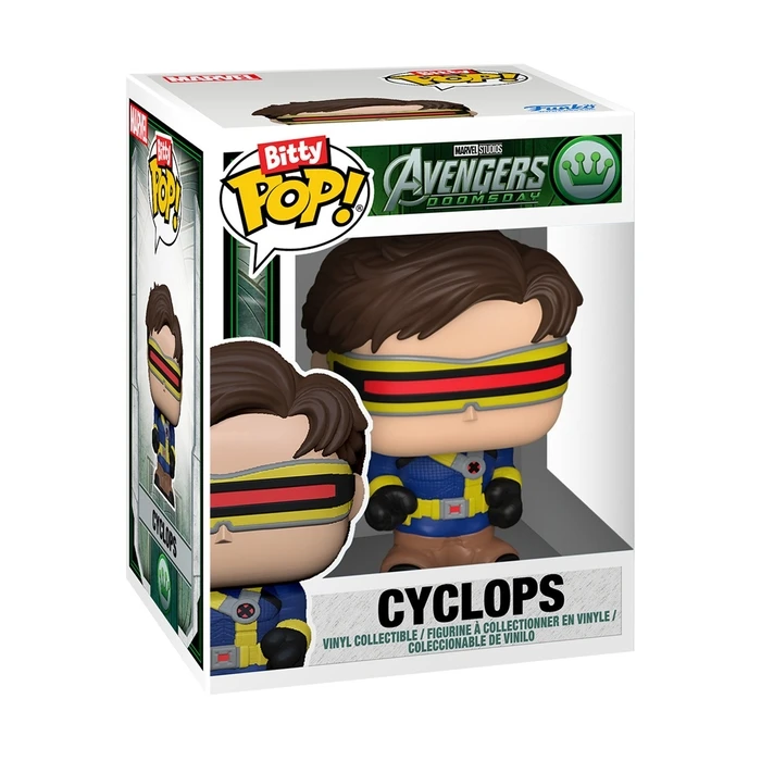 Funko Bitty Pop! 4-Pack: Avengers Doomsday - Black Panther (Shuri), Cyclops, Mister Fantastic, Professor X Vinyl Figures