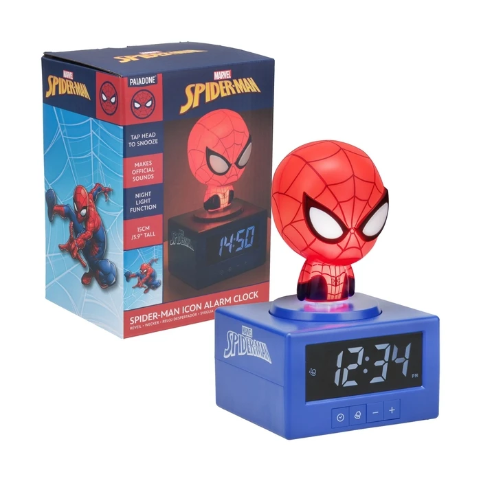 Paladone Icons Spiderman Alarm Clock
