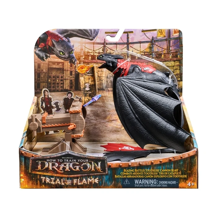 Spin Master Παιχνίδι Σετ Παιχνιδιών How to Train Your Dragon Trial of Flame Blazing Battles Toothless Cannon Blast
