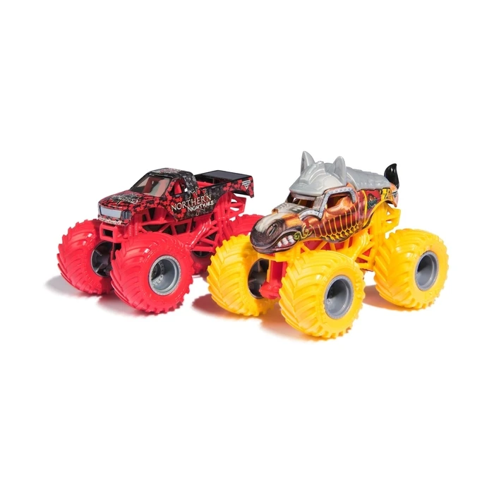 Spin Master Monster Jam Θρυροαρους εναντι Βελοκιραπτορ 2 Pack Vehicle