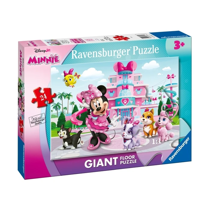 Ravensburger Disney Jr Minnies Bow Toons Pet Hotel Minnies Favourites Giant Floor Puzzle 24 Pieces