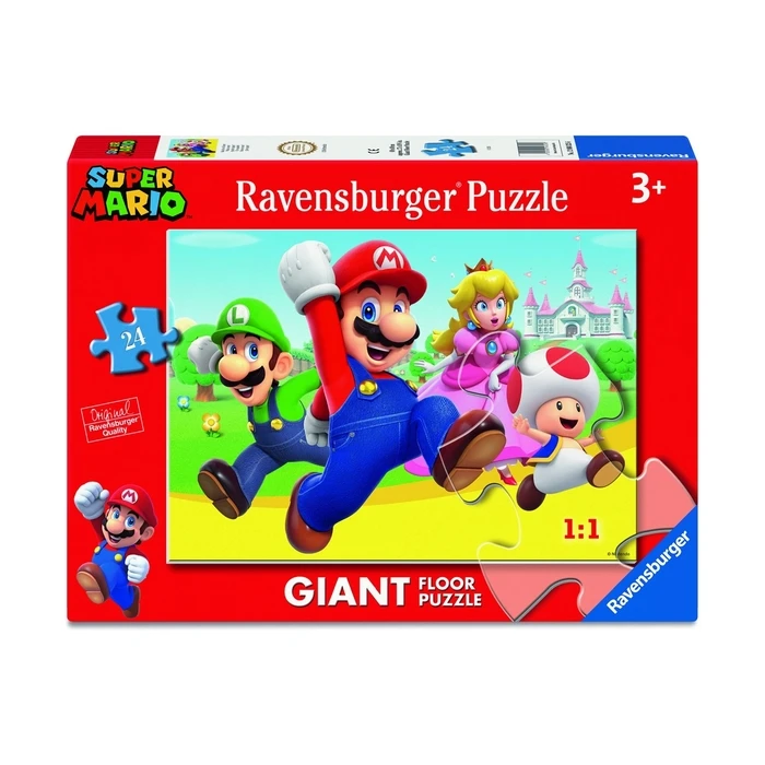 Ravensburger Puzzle Giant Floor Puzzle Super Mario What a Team 24pcs