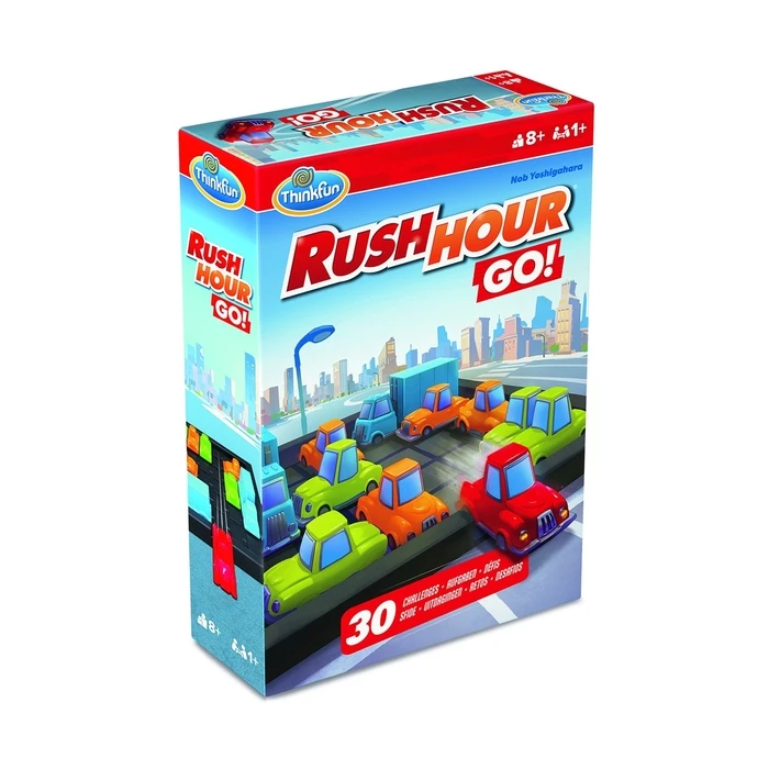 Default Ravensburger ThinkFun Rush Hour Go Logic Game 76680