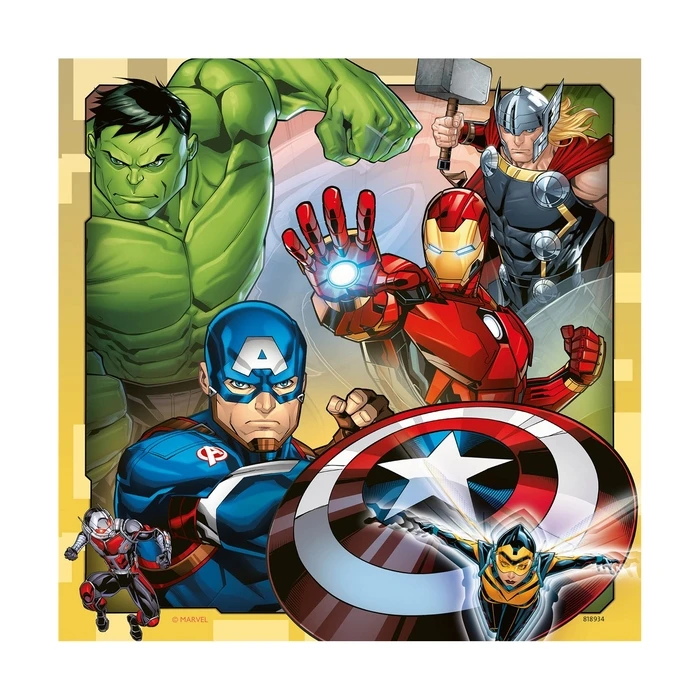Ravensburger Puzzle Marvel The Mighty Avengers 3x49pcs 8040