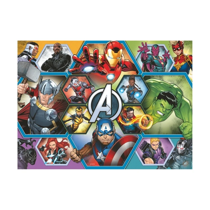 Ravensburger Παζλ Marvel Avengers Earth's Mightiest Heroes 100 τεμάχια XXL