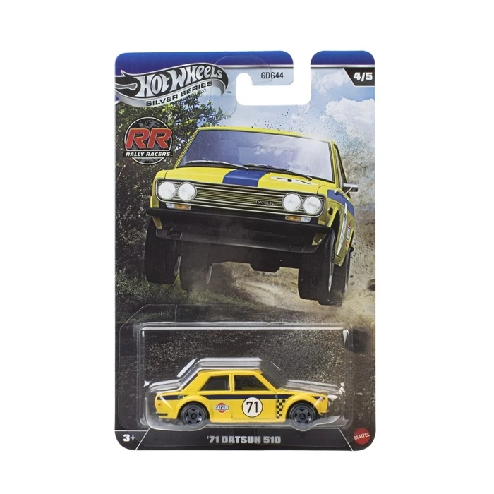 Mattel Hot Wheels Αυτοκίνητο Silver Series Rally Racers 71 Datsun 510