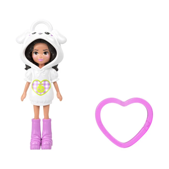 Mattel Polly Pocket Μικροκούκλα Purple Banana Doll