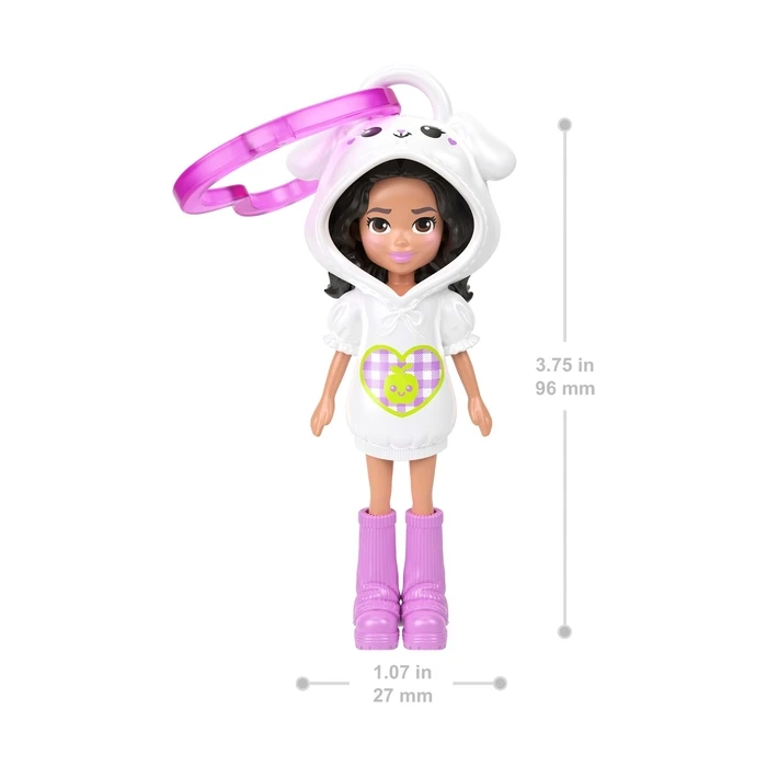 Mattel Polly Pocket Μικροκούκλα Purple Banana Doll