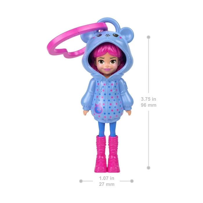 Mattel Polly Pocket Μικροκούκλα Purple Banana Doll