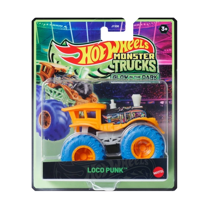 Mattel Hot Wheels Monster Trucks Hotweiler Vehicle Glow In The Dark