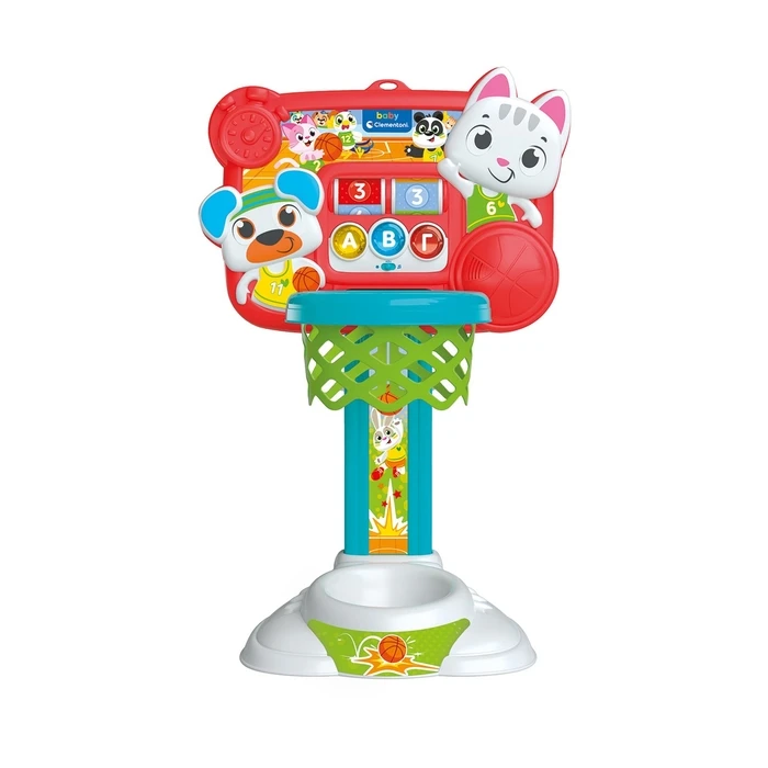 Baby Clementoni Infant Talking Basketball Toy - Greek (18+ months) - Model 1000-63441