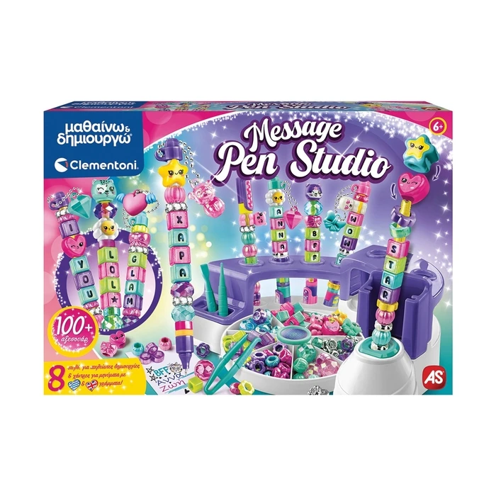 I Learn & Create Educational Game - Message Pen Studio Ages 6+ - Clementoni