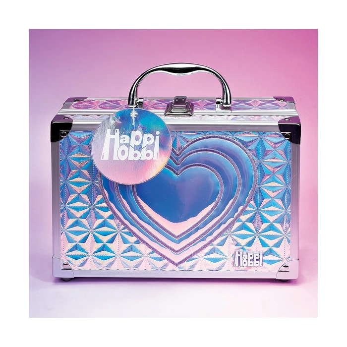 Happi Hobbi Sparkle Love Beauty Case - 30 Accessories