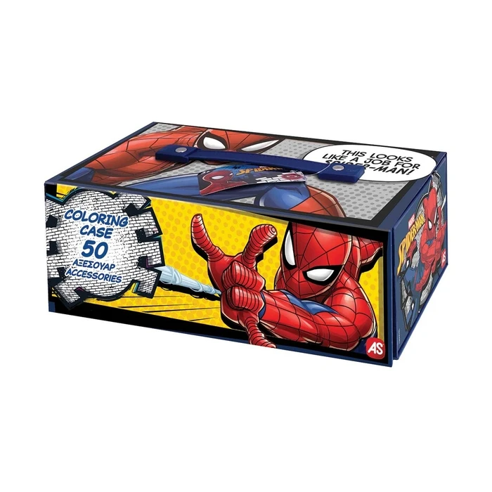 AS Σετ Ζωγραφικής σε Βαλιτσάκι Spider-man 26.6x9cm