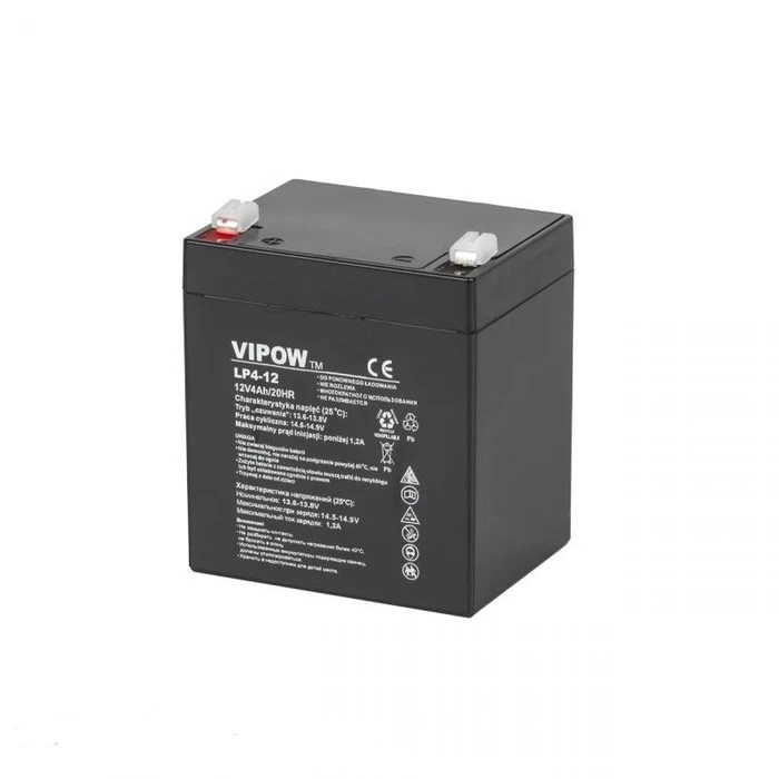 Μπαταρία Μολύβδου Vipow BAT0210 GEL 12V 4Ah 90x70x102(106)mm