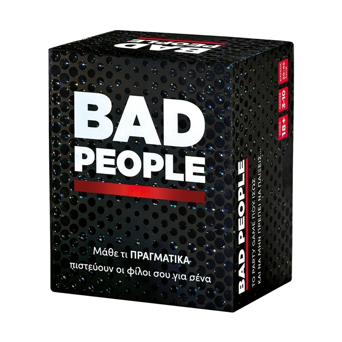 Bad People Board Game for 3-10 Players Ages 18+