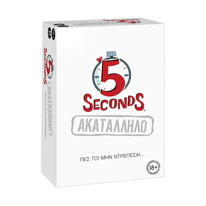 5 Seconds Board Game for 3+ Players (18+), AS COMPANY, Model 1040-34024