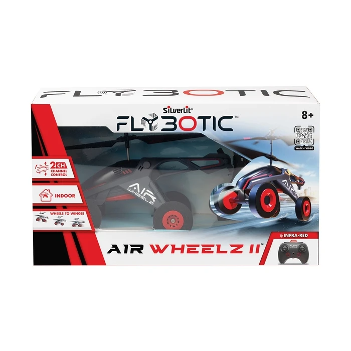 Silverlit Flybotic Air Wheelz Τηλεκατευθυνόμενο Ελικόπτερο Κόκκινο