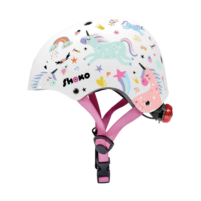 AS Shoko 5004-50537 Kids Helmet for Scooter, White