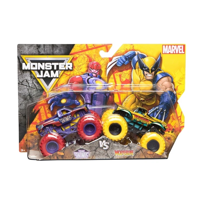 Spin Master Μοντελ Αμάξια Monster Jam Marvel Venom Vs Amazing Spider-Man Vehicles