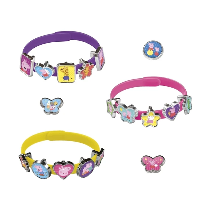 Totum Jewelry 3pcs T360150 (Peppa Pig) - Bracelet Craft Set
