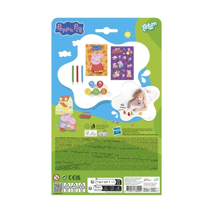 Peppa Pig Stamps Set for Children 3+ years