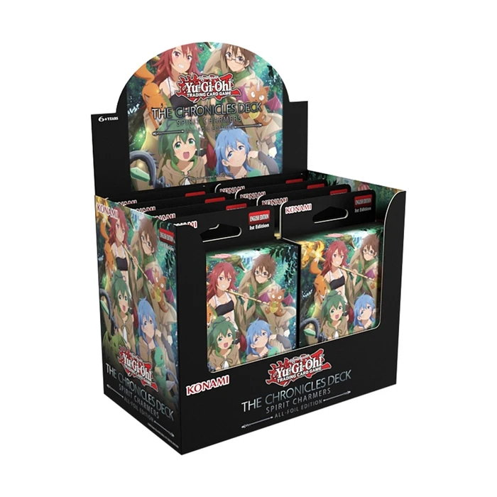 Konami Yu Gi Oh TCG The Chronicles Spirit Charmers Deck Display 8ct