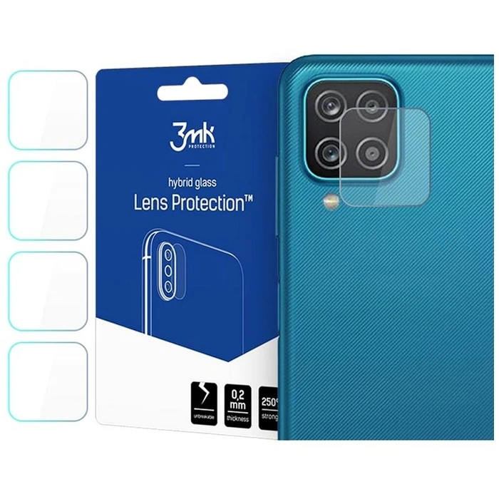 3MK Lens Protection Samsung Galaxy A12 [4 PACK]