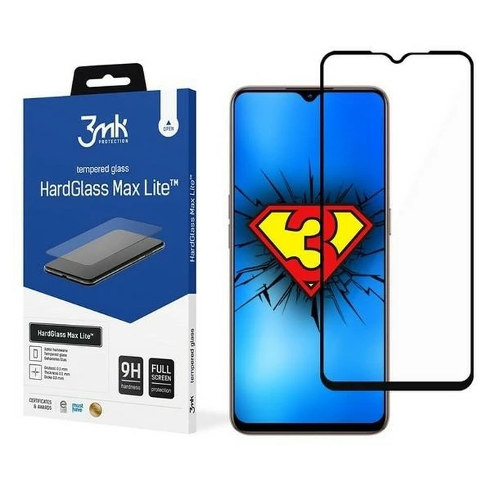 3MK HardGlass Max Lite Oppo A73 black