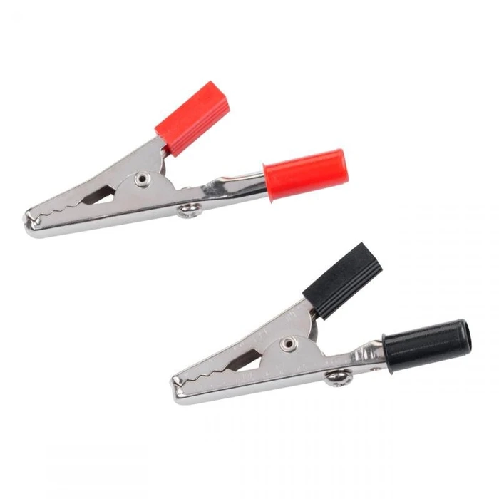 XTREME Σετ κροκοδειλάκια 27mm μαύρα κόκκινα