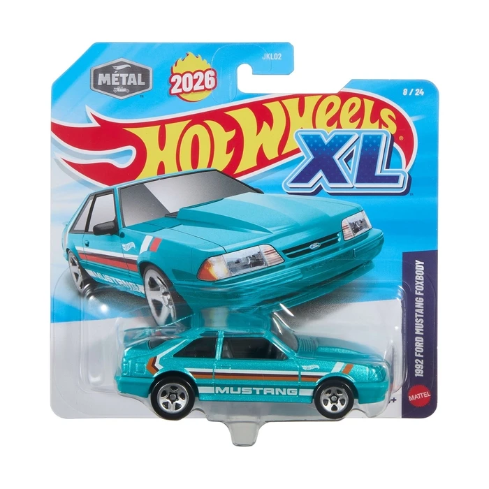 Mattel Hot Wheels Αυτοκίνητο Mattel Hot Wheels XL 1992 Ford Mustang Foxbody