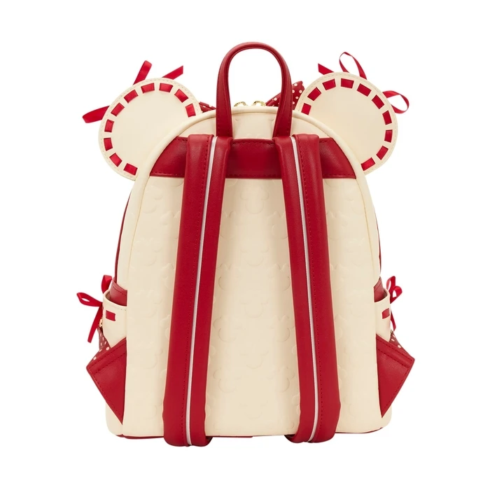 Loungefly Disney Minnie Mouse Rock The Dots Mini Backpack - Red (WDBK4387)