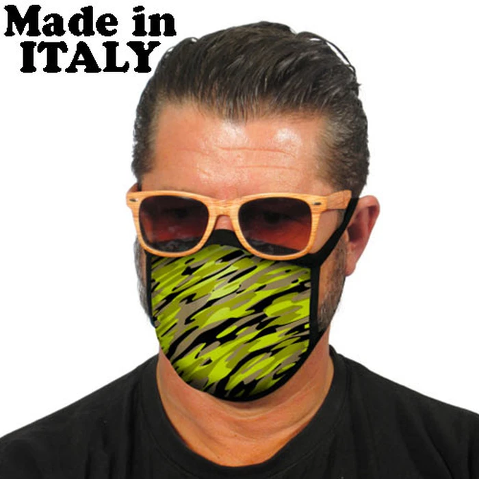ITATI Face Mask Air Adult Camouflage Green
