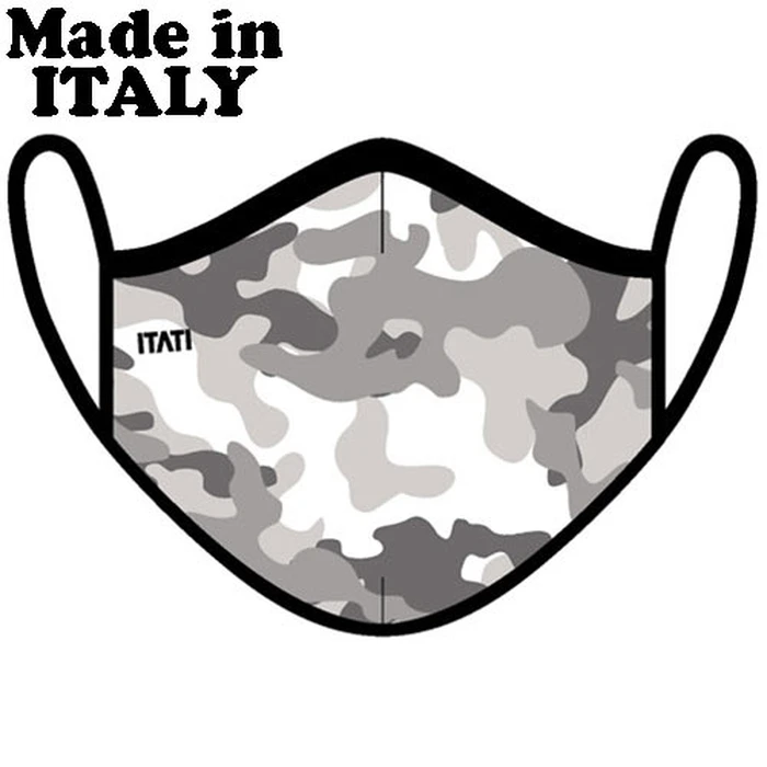 ITATI Μάσκα Προστασίας AIR Camouflage Γκρι (Ενήλικη)