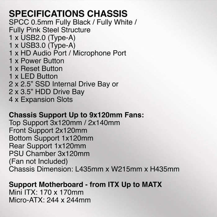 Κουτί Η/Υ Armaggeddon Rgb M-Atx Dual Chamber Gaming Aquaron Duplex Pro White