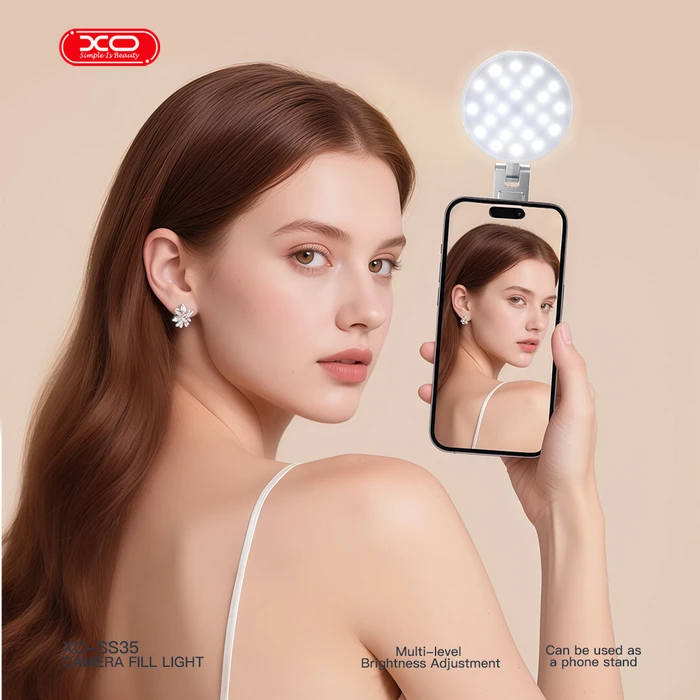 XO SS35 Πολυλειτουργικό Μαγνητικό Πτυσσόμενο Φως Κινητού Λευκό