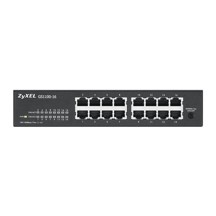 Network Switch Zyxel GS1100-16 Unmanaged Gigabit Ethernet (10/100/1000)
