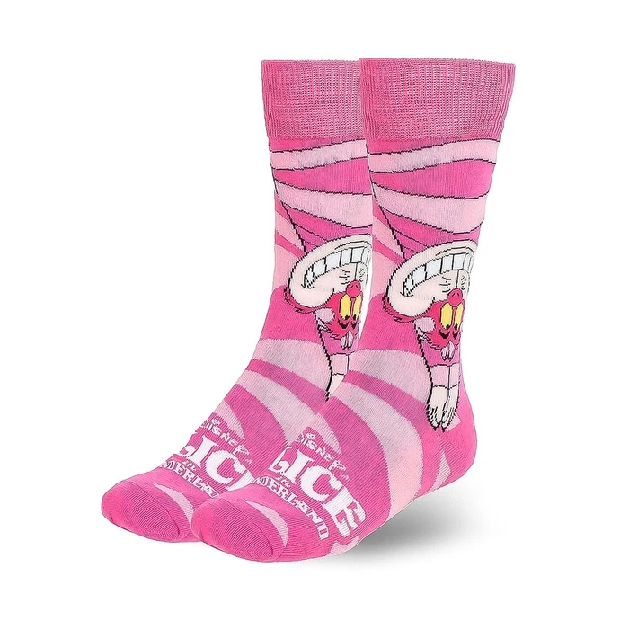 Cerda Disney Alice in Wonderland Cheshire Cat Adult Socks (One size EU 36-43) Pink - Model 2900002414