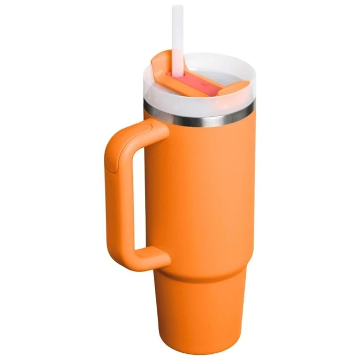 Stanley Quencher H2.O FlowState Tumbler 0.89 L (30 oz) Goldenrod Coral