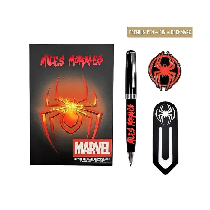 Cerda Marvel Spider-Man Παιδικό Σετ Γραφικής Ύλης με Στυλό, Καρφίτσα & Σελιδοδείκτη