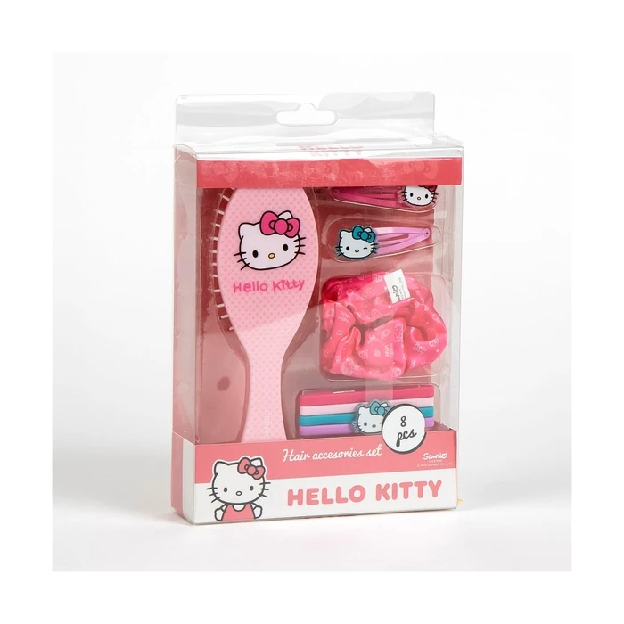 Cerda Hello Kitty Kids Hair Brush Set Pink