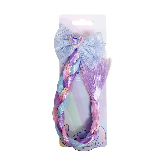 Cerda Beauty Disney: Stitch - Λαστιχάκι μαλλιών με πλεξουδωτή επέκταση