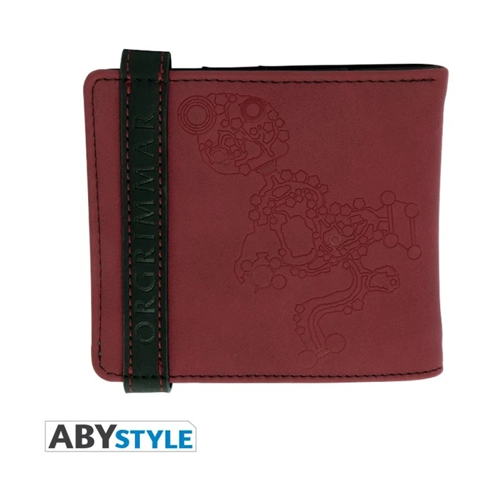 Abysse World of Warcraft Children's Coin Wallet with Clip - Burgundy