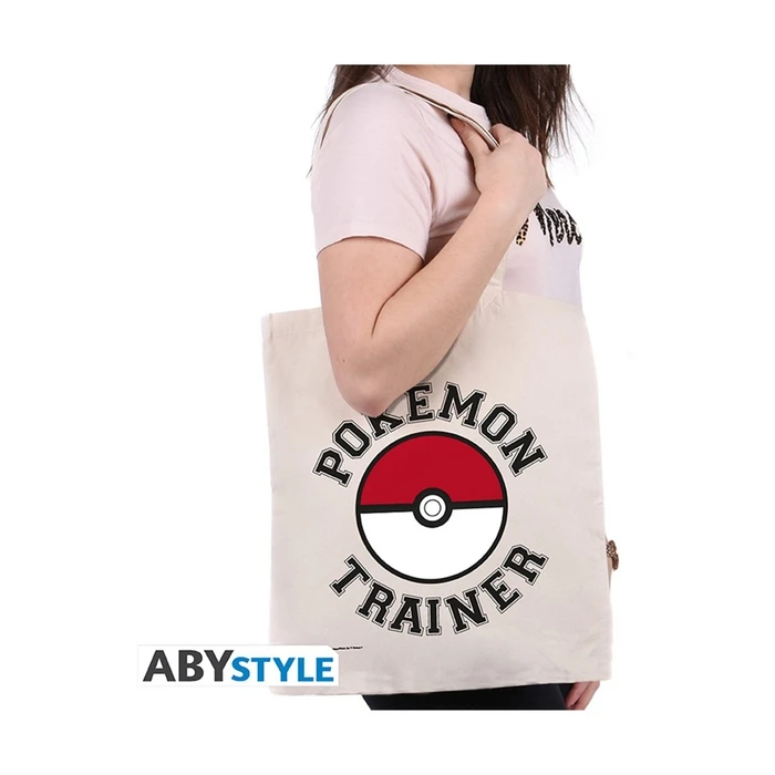 Abysse Ball Tote Cotton Shopping Bag Beige 37 x 42 cm (BG0712)